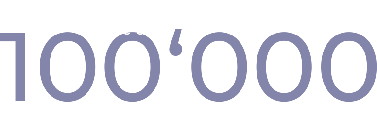 100     100‘000 Gäste oder